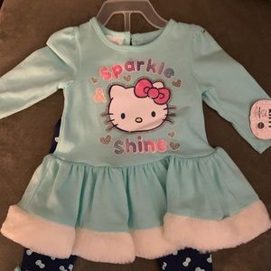 6-9 month Hello Kitty shirt/pants set